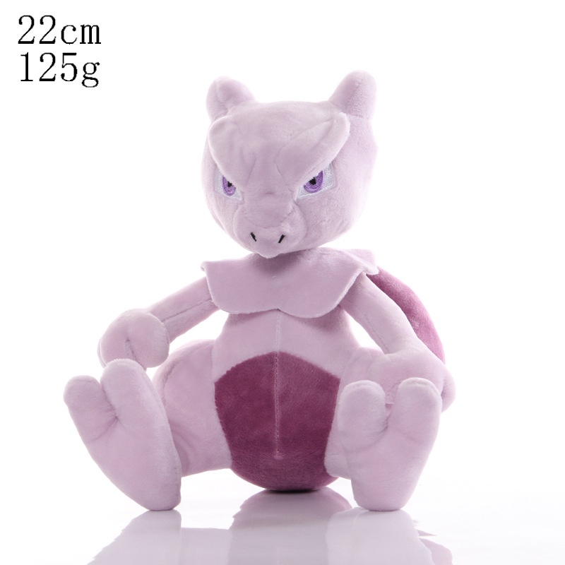 Đồ Chơi Nhân Vật Hoạt Hình Pokemon 19-26cm Thú Nhồi Bông Hình Mèo Dễ Thương Cho Mime Snorlax Poliwrath Lucario Meowth