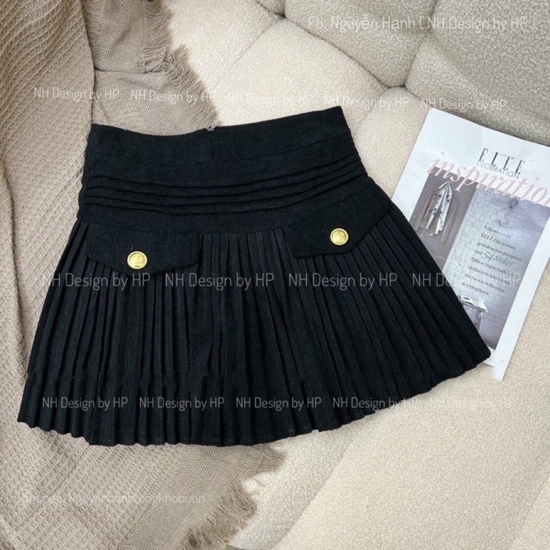 CHÂN VÁY DẬP LY 2 NÚT VN3