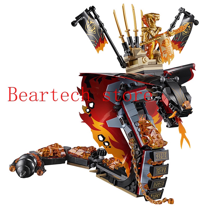 Mô Hình Lắp Ráp Nhân Vật NINJAGO Aspheera Pyro Slayer 70674