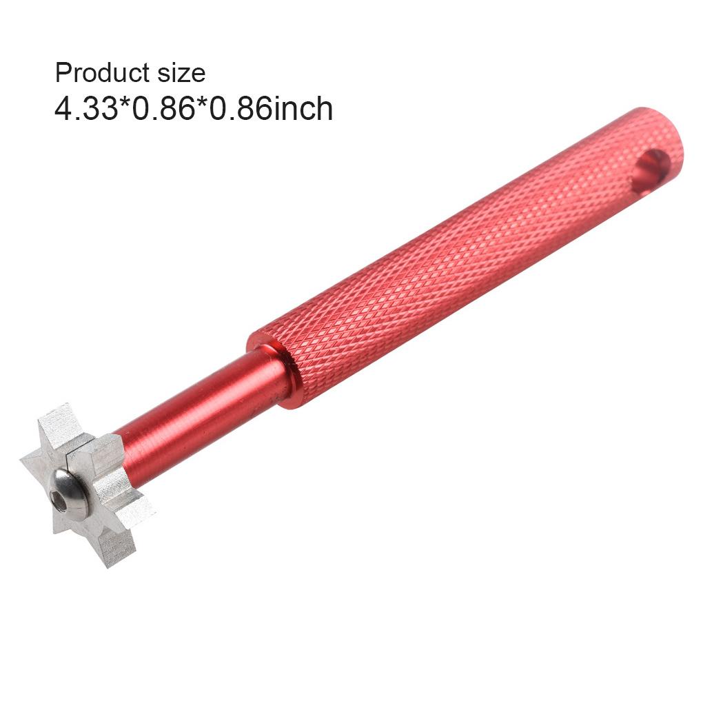 Dụng Cụ Mài Rãnh Gậy Đánh Golf Thiết Kế 6 Đầu Bằng Hợp Kim Nhôm Tiện Dụng