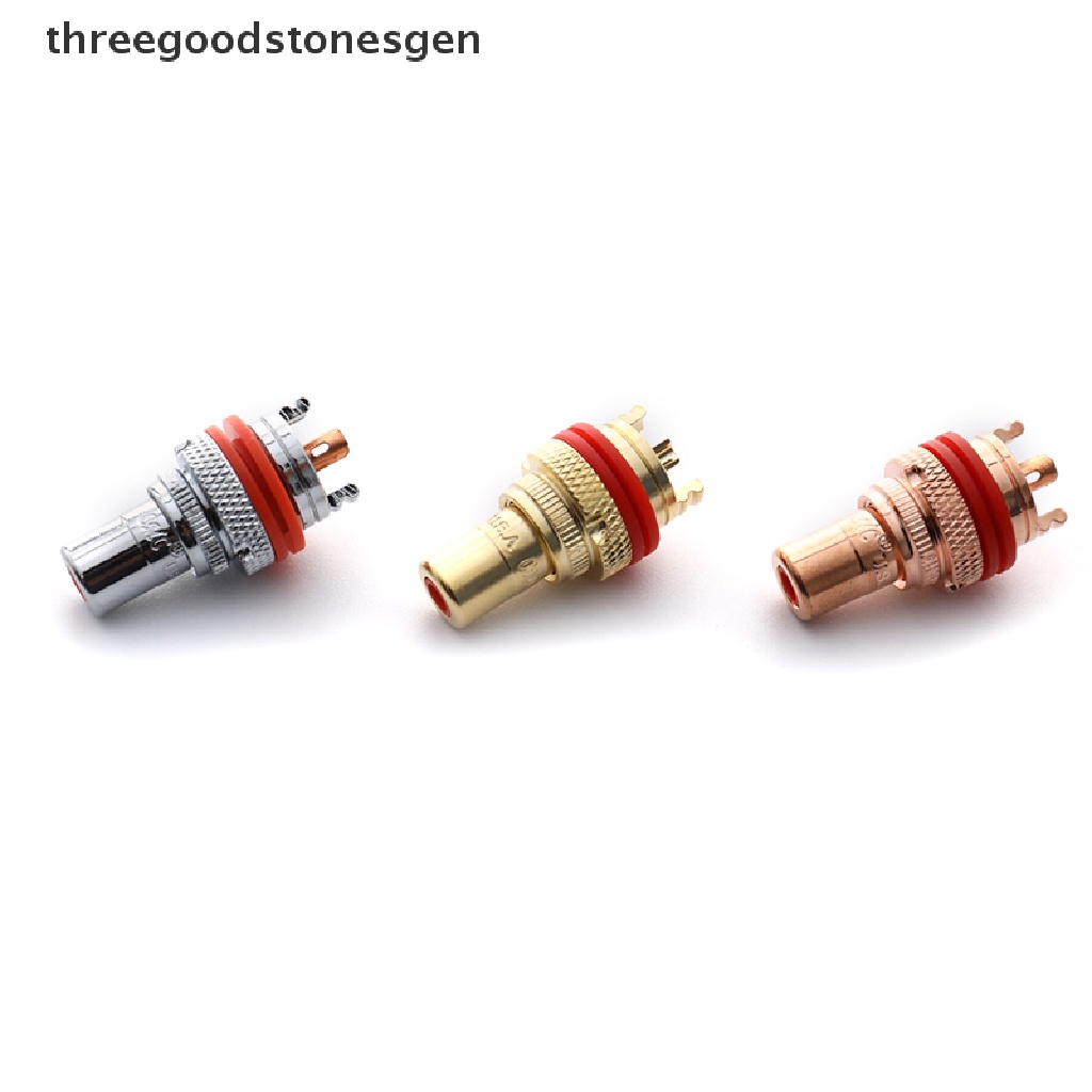 1 Cặp Jack Nối CMC RCA Cái AV Audio Video Bằng Đồng