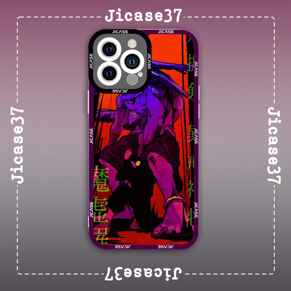 Ốp lưng iphone cạnh vuông Jicase JMcase Megumi Triệu Hồi Jujutsu Kaisen Anime x/xs/11/12/pro/max/plus/promax