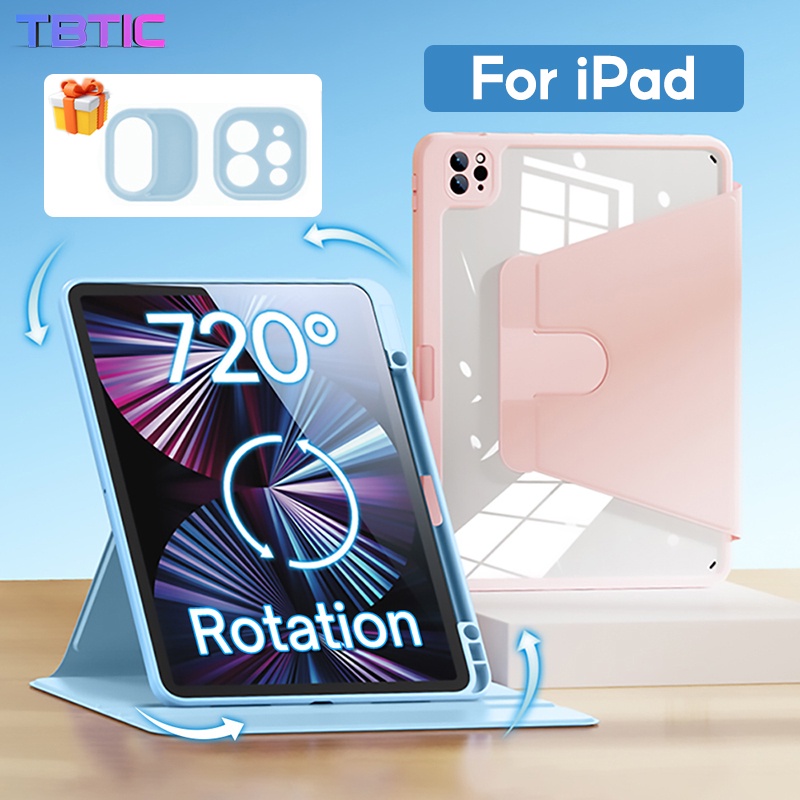 Ốp máy tính bảng TBTIC bằng acrylic thích hợp cho iPad Air 5 4 10.9 Pro 11 10th 9th 8th 7th Generation 10.2 inch mini 6