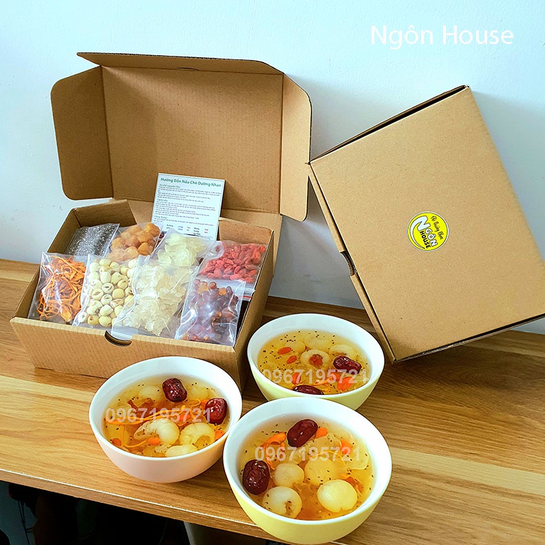 Set Lớn 750g - Chè Dưỡng Nhan Tuyết Yến