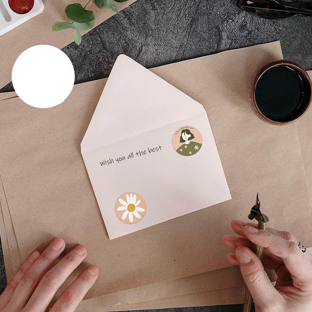 Bộ 500 Miếng Dán Họa Tiết Hoạt Hình Phong Cách Cổ Điển Độc Đáo Trang Trí Sổ Tay DIY