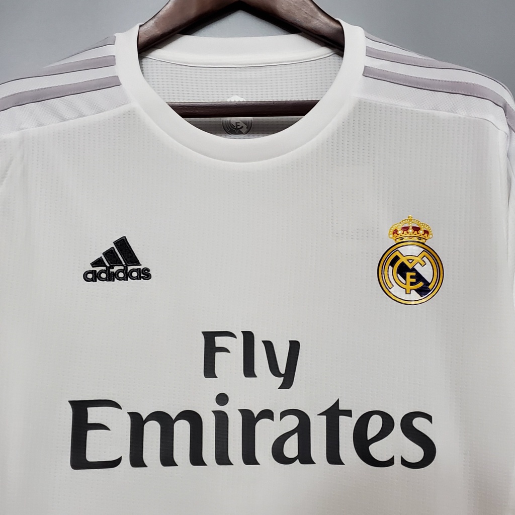 Áo Bóng Đá Đội Tuyển Real Madrid 15-16 Phong Cách Retro