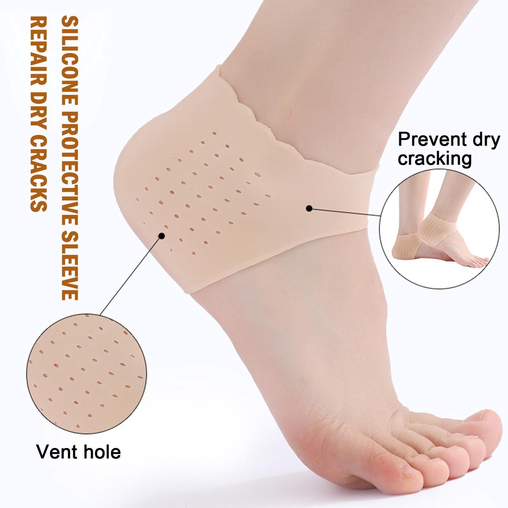 Vớ Bảo Vệ Gót Chân Bằng Ren Mỏng Chống Khô Bảo Vệ Cho Nữ D9H1