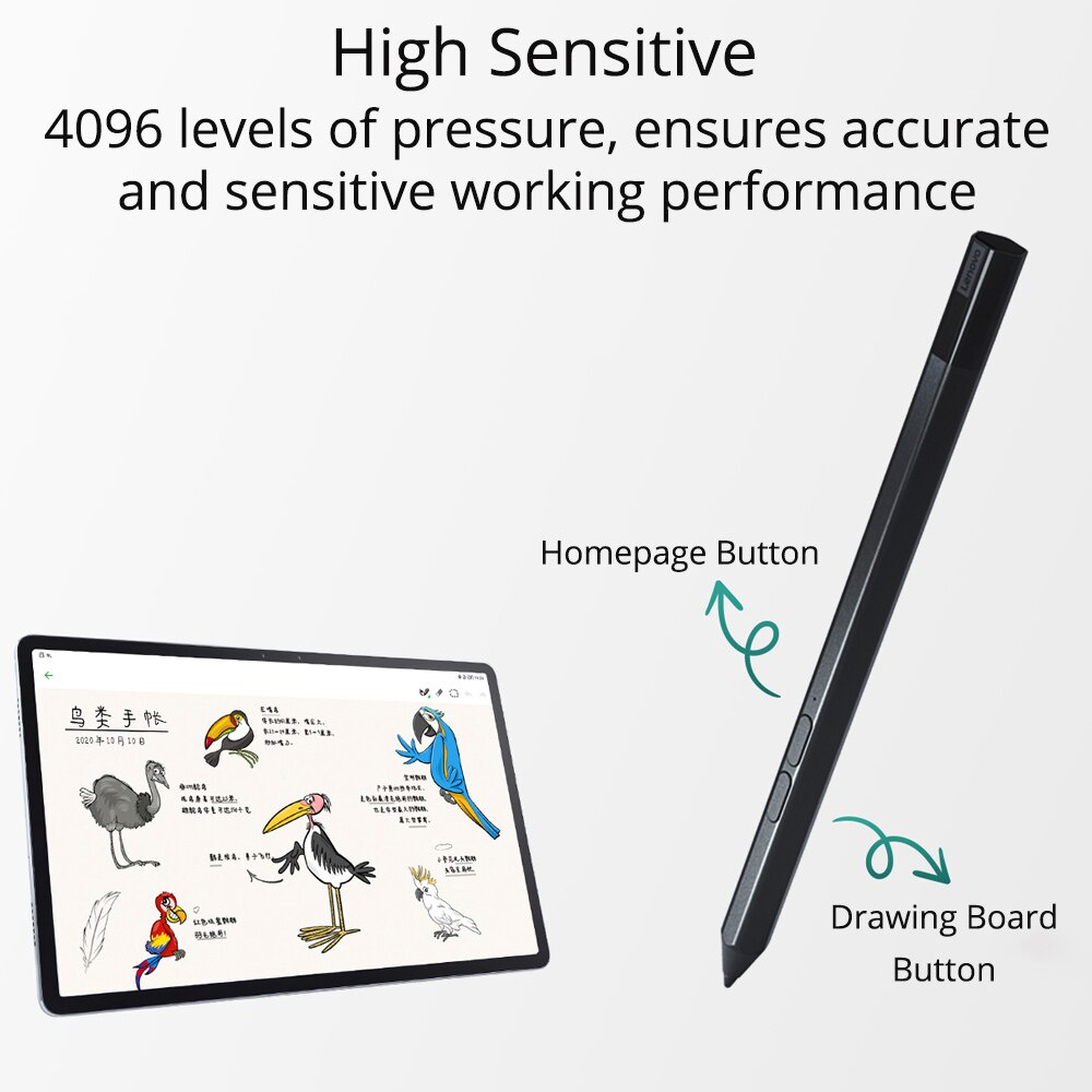 Bút cảm ứng Lenovo chính hãng cho Lenovo P11 Tab P11 Pro Xiaoxin Pad P11 Plus J607 Active Touch Pencil Bút chính xác 2