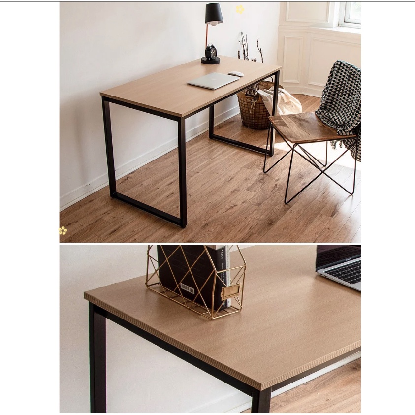 Bàn làm việc kích thước đa dạng màu sắc bắt mắt, Bàn học đa năng có giá sách thông minh tiện lợi S-FURNITURE BLV09