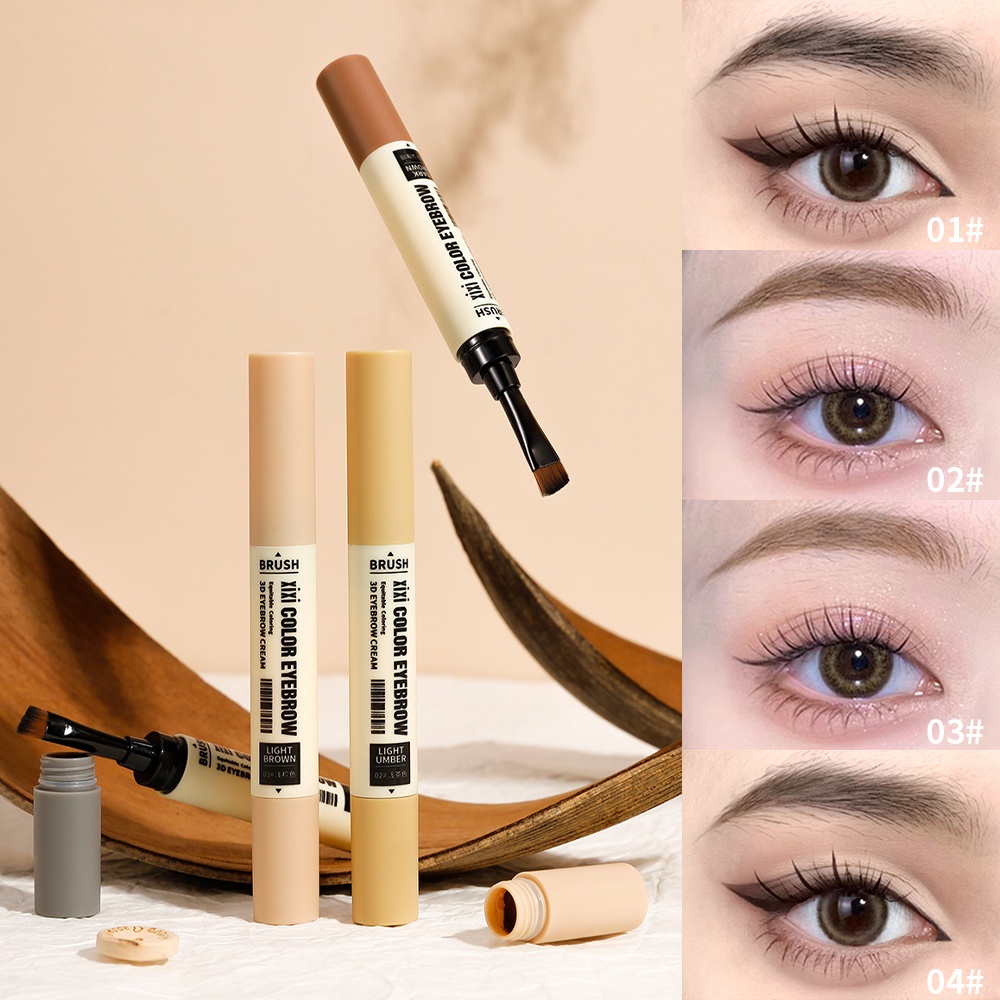 Kem Nhuộm Lông Mày Xixi 4 Màu Tùy Chọn Chống Nước Lâu Trôi Dành Cho Nữ