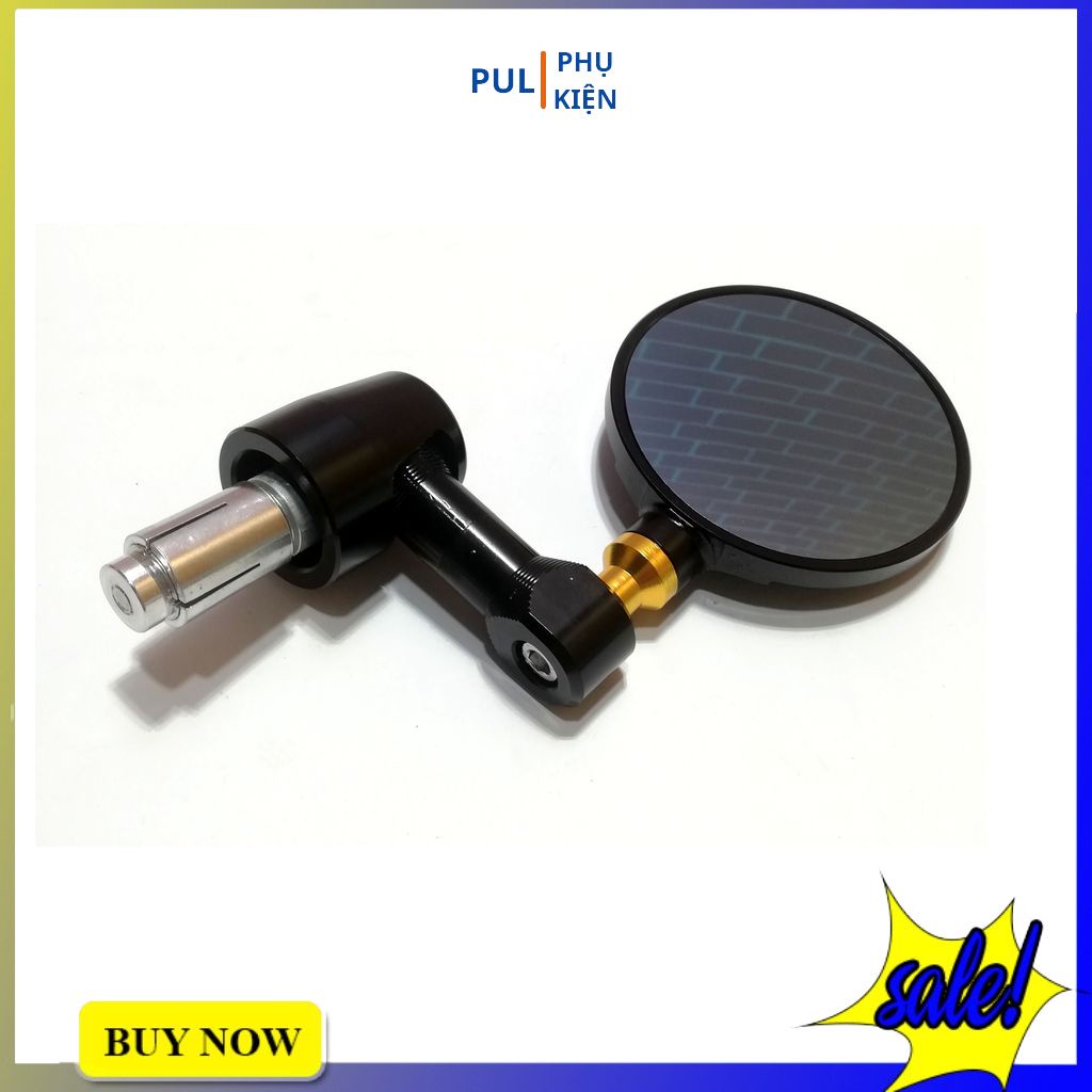 Gương xe máy Rizoma gù tròn nhôm cao cấp cho Wave AB SH SH Mode Airblade...