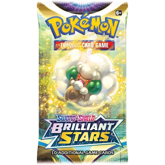 Giày Pokémon Thiết Kế Độc Đáo Cá Tính | Túi Tăng Cường Ngôi Sao Rực Rỡ Pokemon TCG: Brilliant Star | Thẻ Chơi Game Thiết Kế Dễ Thương Chuyên Dùng | Bộ 4 Túi 4 Cái