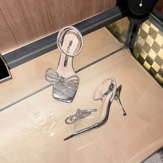 GIÀY HNS83 SANDAL CAO GÓT  - GUỐC NỮ QUAI NGANG TRONG 8P