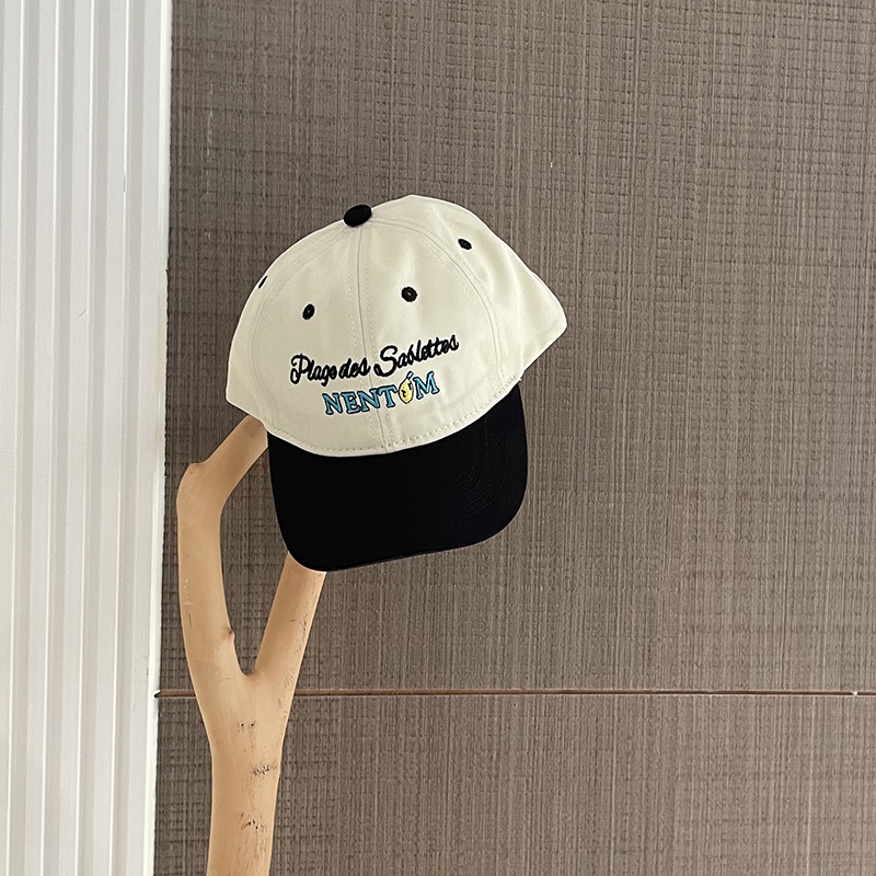 Bobora Mũ Lưỡi Trai Chống Nắng Thêu Chữ Thời Trang Cho Bé Gái