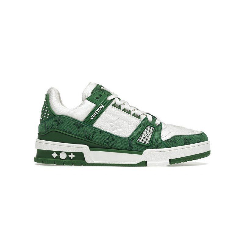Giày LV Louiis Vuittton Green White , Black, Jeans Bản S.Cấp Full Phụ Kiện D389 Draven Shoe