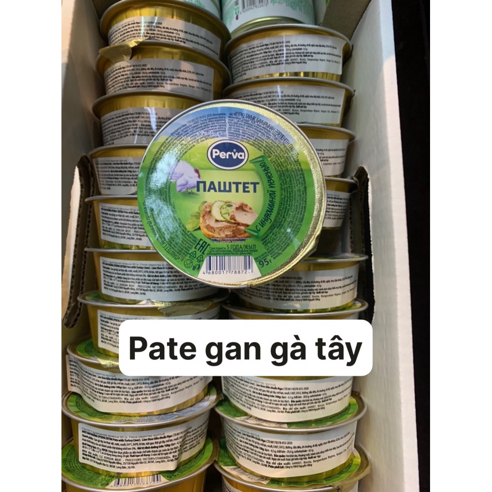 Pate gan ngỗng Nga 90g - Pate ăn liền Nga