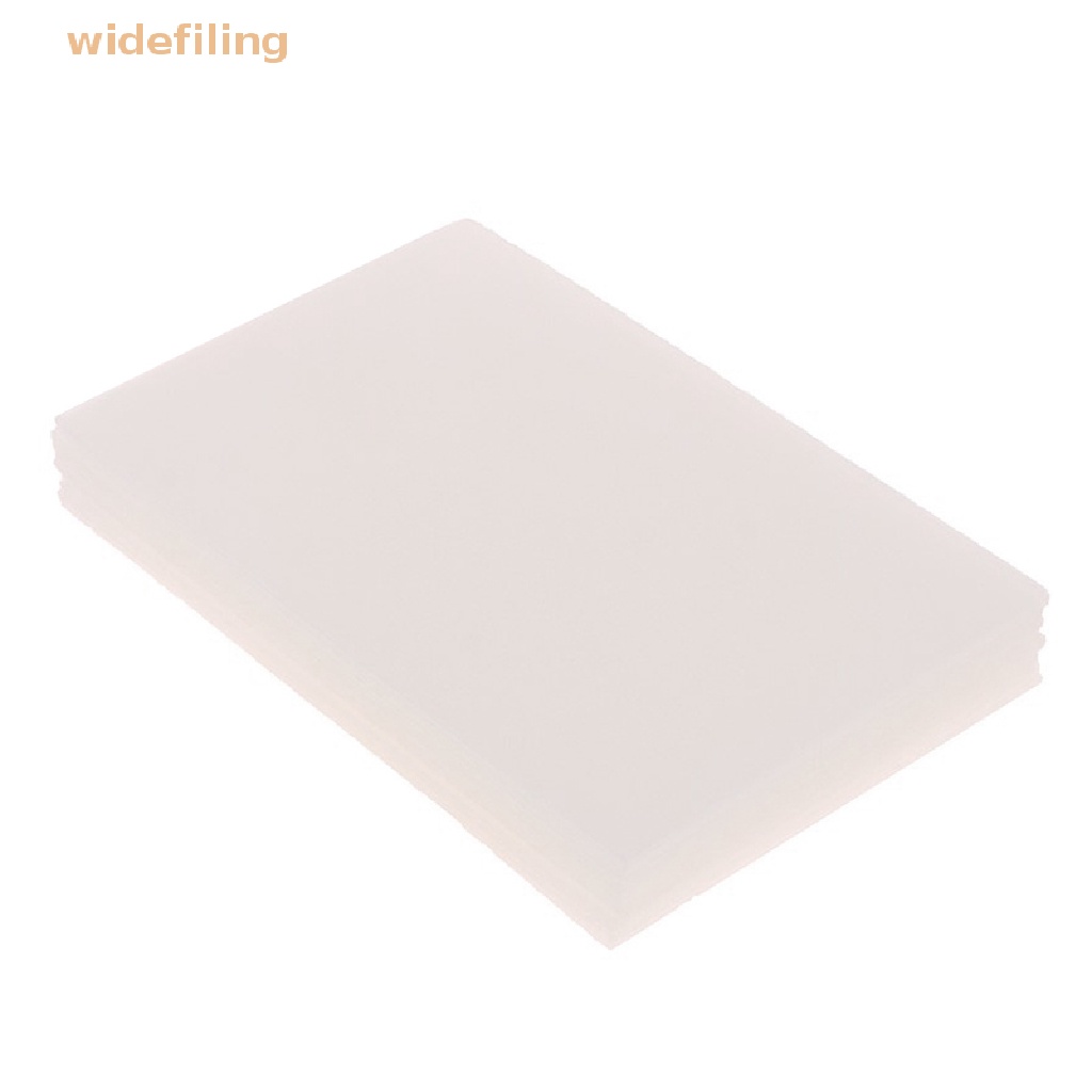 Set 50 Tấm Phim Dán Cứng 3 Inch Trong Suốt Bảo Vệ Thẻ Hàn Quốc Không Axit CPP