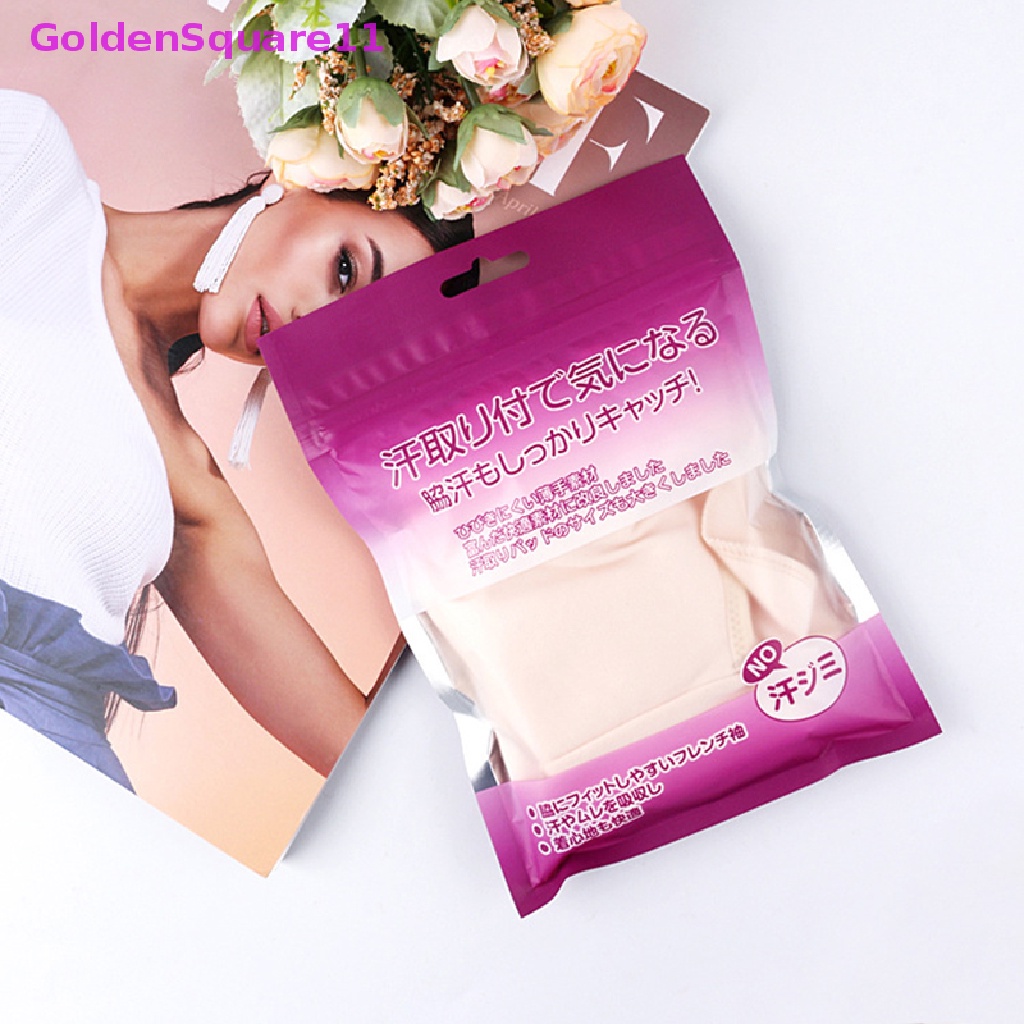 Đệm Thấm Hút Mồ Hôi Vùng Dưới Cánh Tay Màu Vàng Đồng Có Thể Giặt Cho Nữ