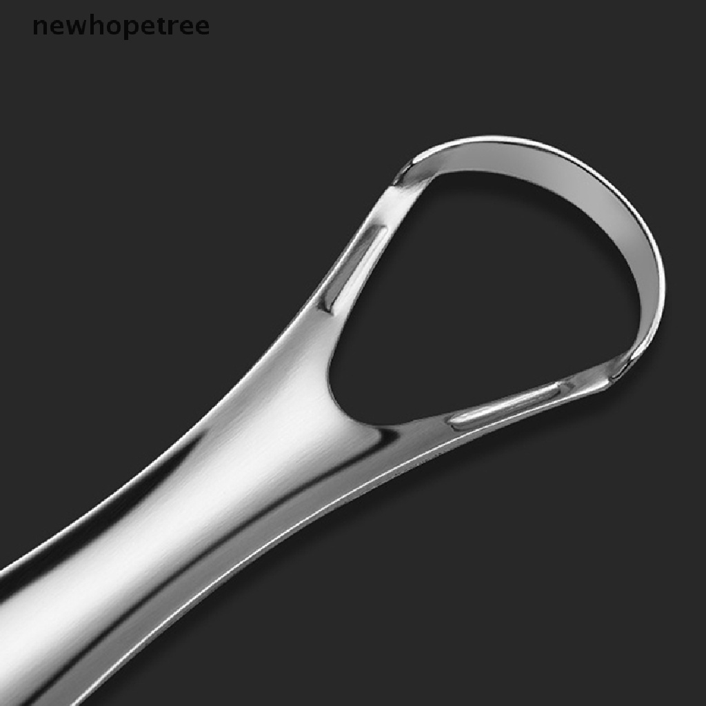 Set 1 Dụng Cụ Nạo Lưỡi Bằng Thép Không Gỉ Có Thể Tái Sử Dụng