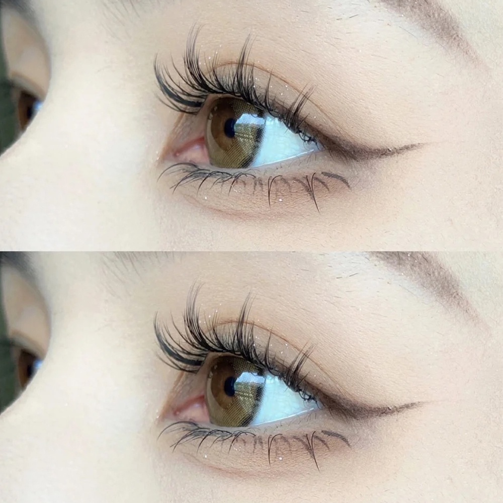 Set 3 / 5 Cặp Lông Mi Giả Cong Trong Suốt Trang Điểm Hàng Ngày
