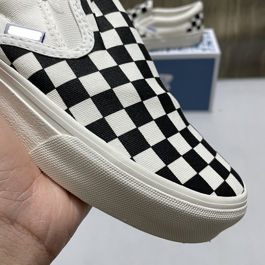 Giày lười slip on Vans caro - Giày thể thao nam nữ Vans caro lười vải canvas hàng 11 Full Box | BigBuy360 - bigbuy360.vn