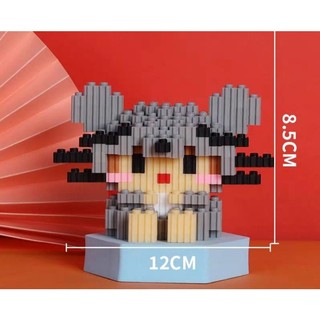 Lego 12 con giáp mini đồ chơi mô hình lắp ráp 3D