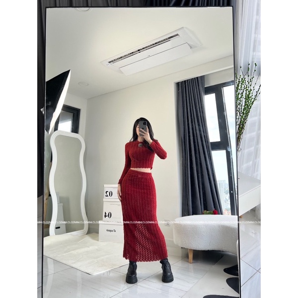 SET DÀI TAY HOA REN CAO CẤP - MIM