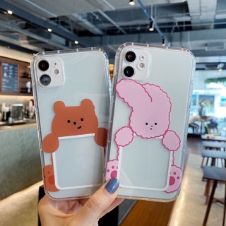 Ốp lưng iphone có khung nhét ảnh hình con gấu/thỏ | candylab.official