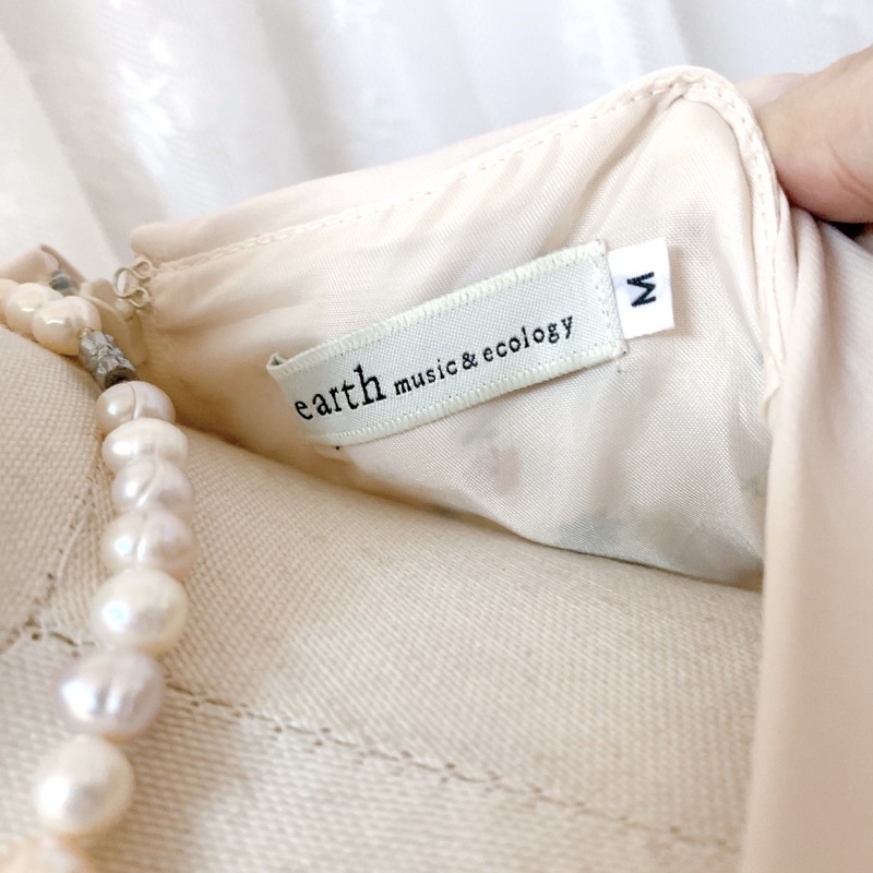 Đầm voan Nhật Earth Music & Ecology in hoa nhí pastel