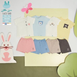 Lil_ Bộ cộc tay Lil Little Love cho bé 6M-4Y