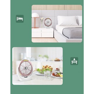 Quạt usb Mini Để Bàn Có Đèn Tiện Dụng