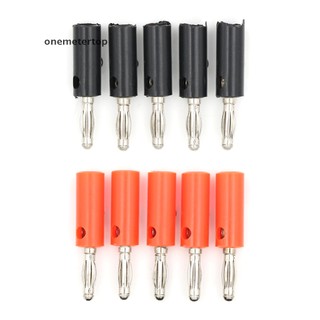 Set 5 đầu cắm bắp chuối 4mm màu đỏ đen đỏ