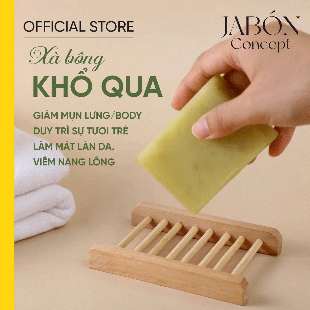 Xà bông Khổ Qua Thiên Nhiên Mướp Đắng Nhẹ Dịu Dưỡng Ẩm Giảm Viêm Mụn - Jabón Concept