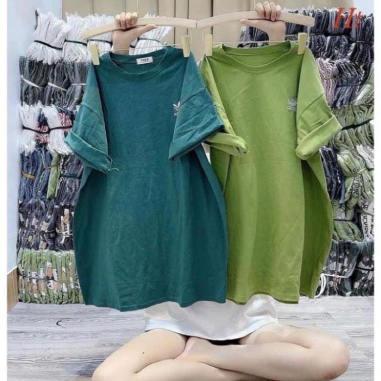 [ Rẻ Vô Địch ] Áo Thun Nữ Form Rộng Cotton Khô 3158 Unisex In Logo Das