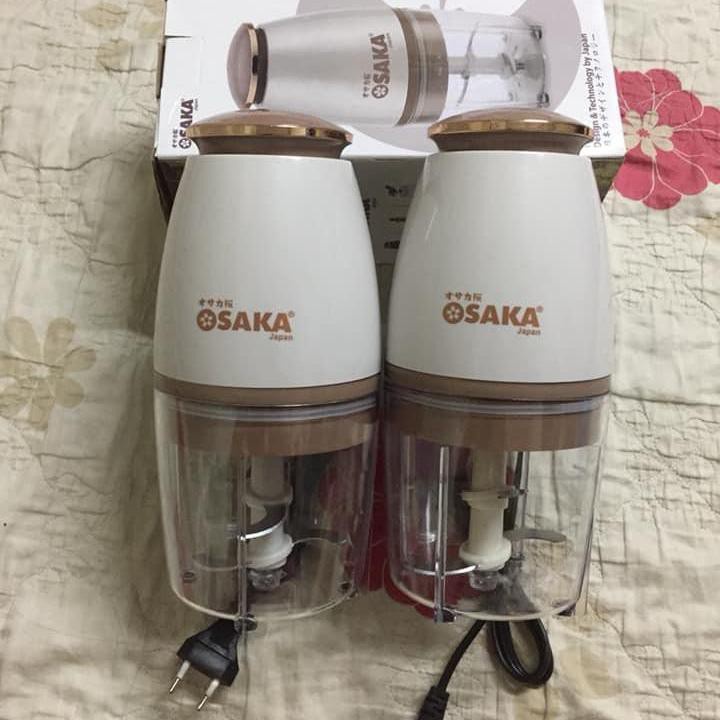 Máy Xay Đa Năng Osaka Nhật Bản - Máy Xay Sinh Tố, Thịt Cao Cấp - Lưỡi Dao Lớn Không Gỉ - Bảo Hành 12 Tháng