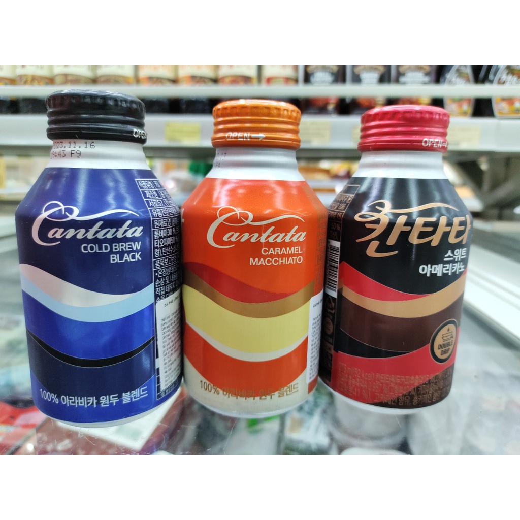 Cà phê Cantata hàn quốc, cà phê đóng chai cantata hàn quốc 275ml - 칸타타 커피