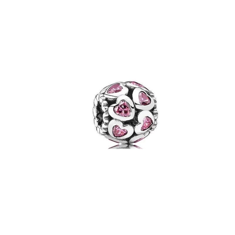 Hạt Charm Bằng Bạc 925 pandora Hình Giọt Nước Lấp Lánh Trang Trí Vòng Tay pandora DIY