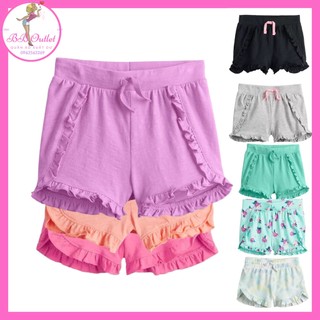 Quần đùi bé gái viền bèo Jumping beans cỡ nhỏ 12m- 5t