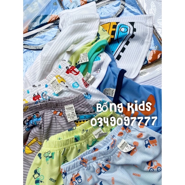 Bộ Hè Bé Trai Cotton Giấy The Minou