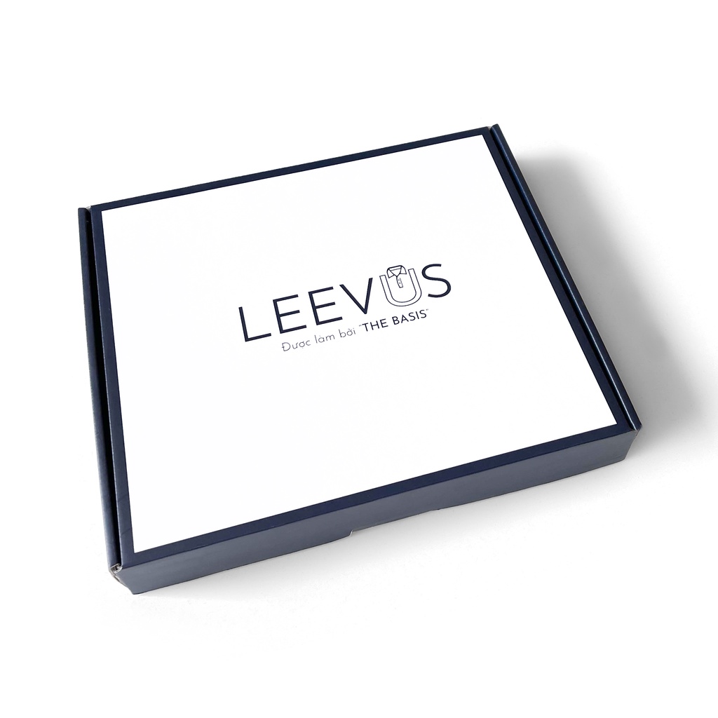 Hộp đựng LEEVUS cao cấp, chất liệu giấy Duplex dày dặn