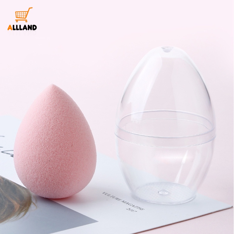 Hộp Đựng Mút Trang Điểm Bằng Nhựa Trong Suốt Tiện Dụng