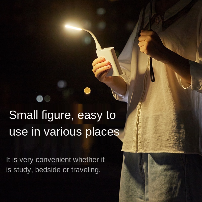 Đèn LED di động Xiaomi Mijia Youpin ZMI USB gốc với công tắc Độ sáng 5 mức USB cho máy tính xách tay ngân hàng điện Máy tính xách tay