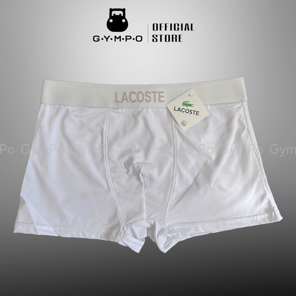 Quần Lót Nam Boxer Thun Lạnh Cạp Chữ Thời Trang