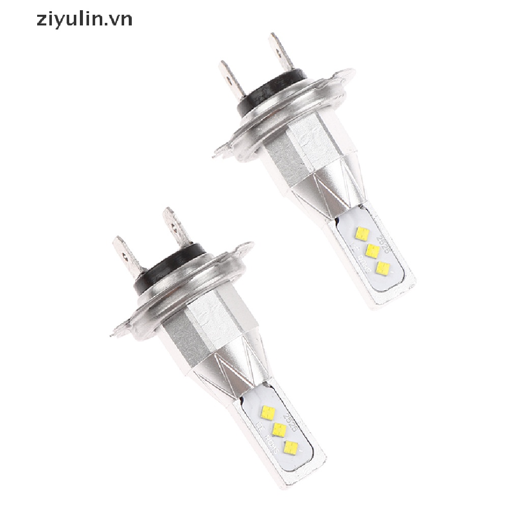 1 Bóng Đèn LED H7 24V 12V 80W Ánh Sáng Trắng Cao Cấp Cho Ô Tô