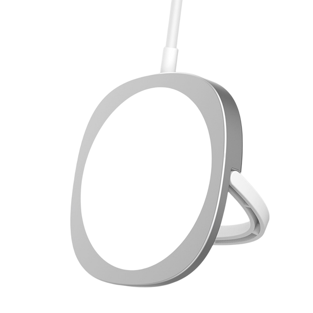 1 Bộ Đệm Sạc Nhanh Không Dây USB 2 Trong 1 Hình Hoa Hướng Dương Khóa Nam Châm Tự Động Đa Năng Cho Văn Phòng