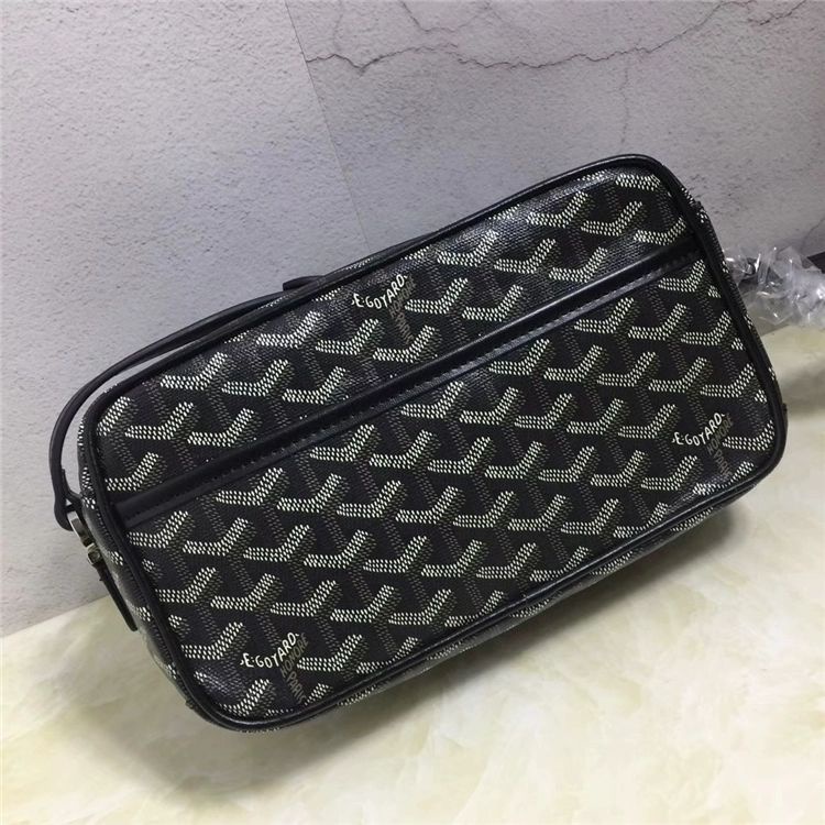 GOYARD Túi Xách Đeo Chéo Hình Vuông Nhỏ Đựng Máy Ảnh Họa Tiết Răng Chó Thời Trang Hàn Quốc Cho Nam Và Nữ