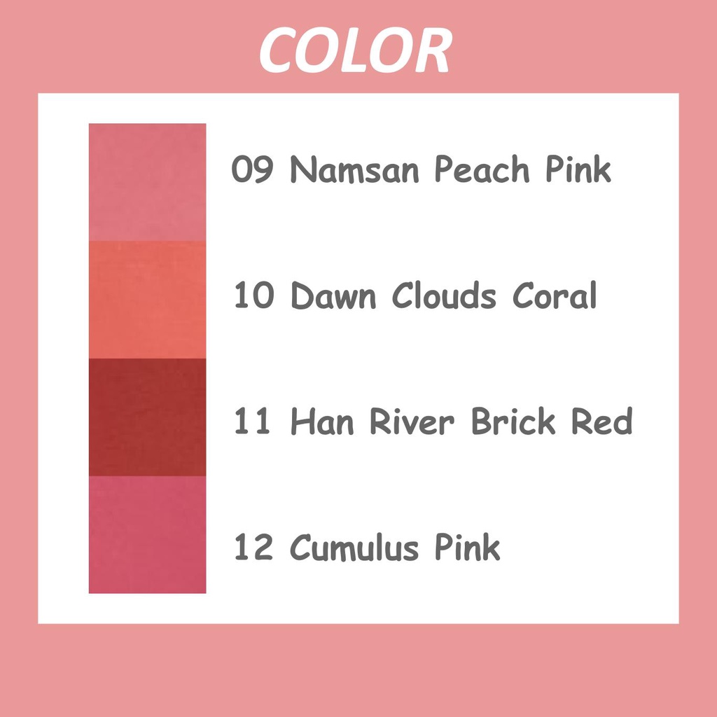 Son Tint Clio NEW COLOR Chiffon 3.1g #Bảng Phấn Mắt 12 Màu 12 Màu Thời Trang