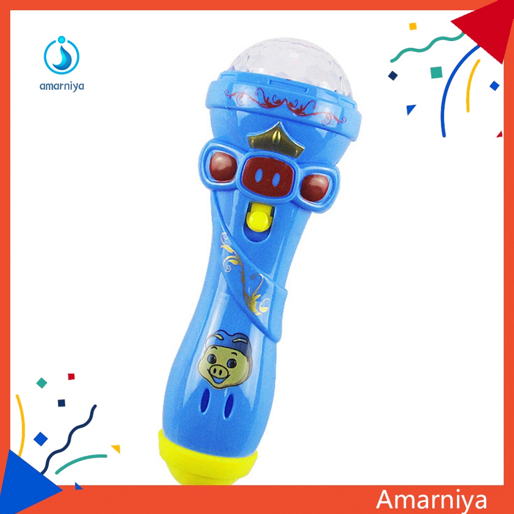 Micro Đồ Chơi Có Đèn LED Nhấp Nháy Hình Chú Heo Dễ Thương