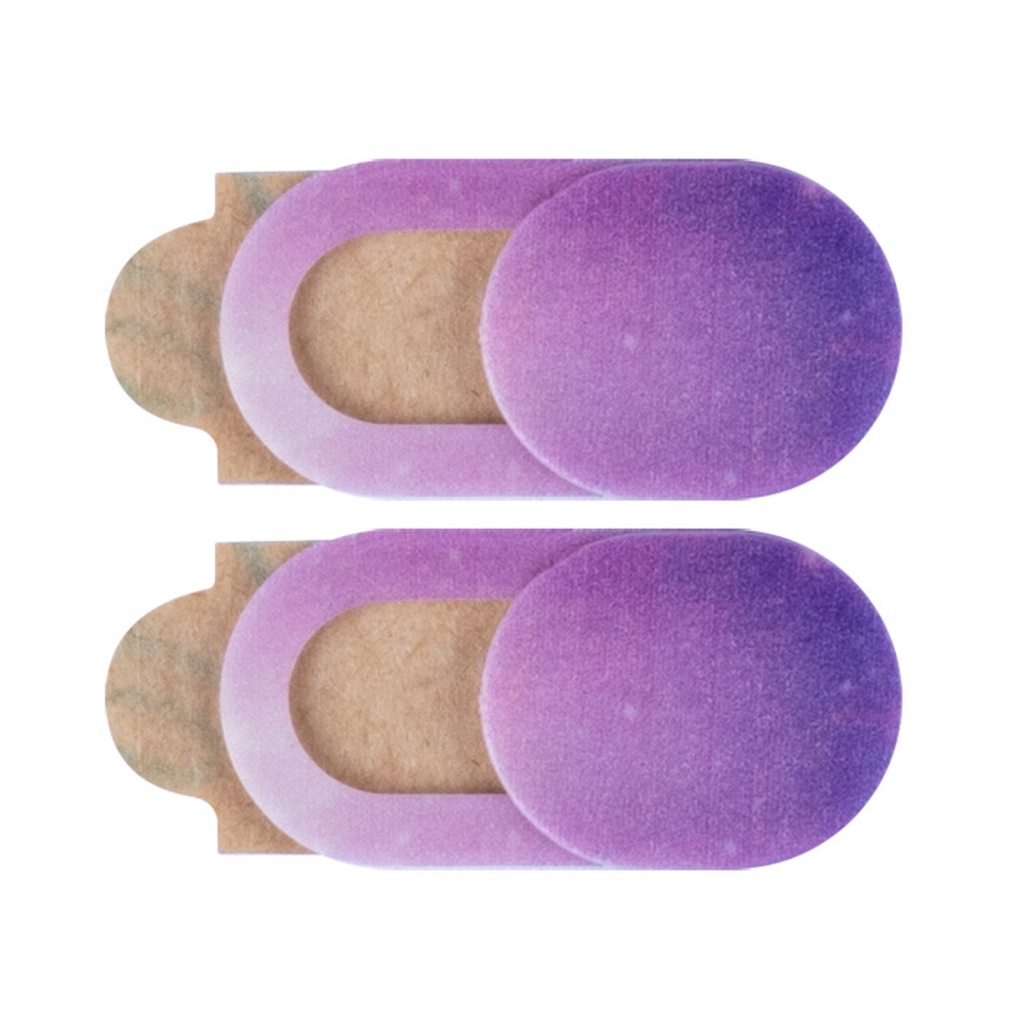 Set 2 Nắp Bảo Vệ Ống Kính Máy Ảnh Laptop Chống Rơi Vỡ Có Thể Tháo Rời