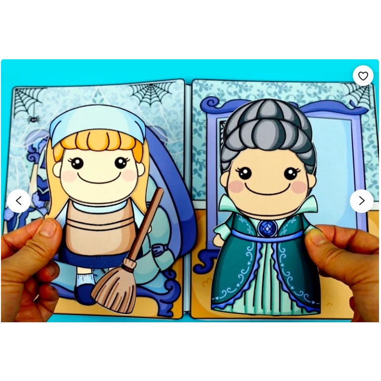 Ngôi nhà búp bê giấy - Cô bé lọ lem